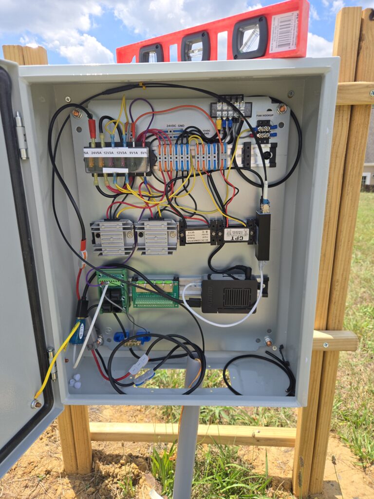 Weather Station control panel